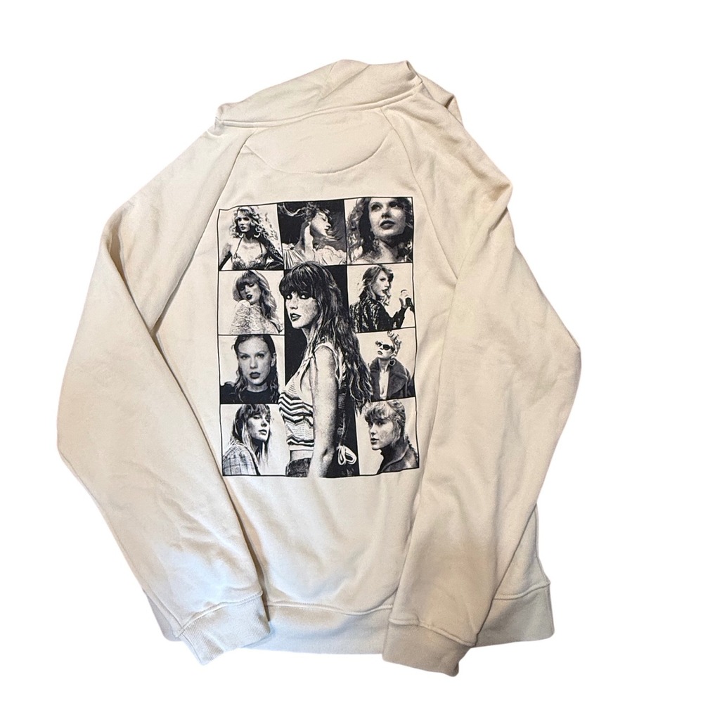 Taylor Swift Eras Tour Beige Eras Tour Hoodie Midnights Graphic Brand New Large